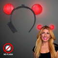 Blank - Red Light Up LED Mouse Ears